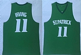 St. Patrick High School 11 Kyrie Irving Green Basketball Jersey,baseball caps,new era cap wholesale,wholesale hats